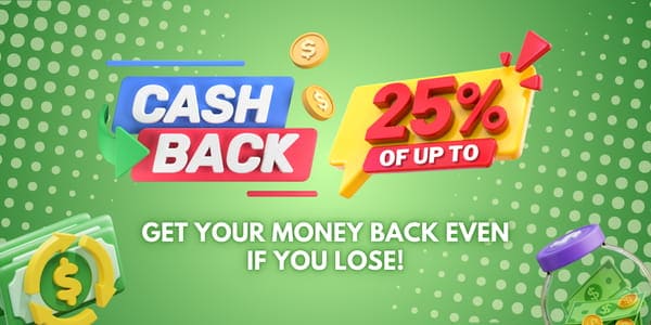 Promotional banner showing colorful slot reels and hot game thumbnails